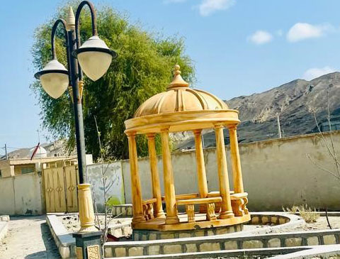 آلاچیق بتنی دهیاری گتان علیا هرمزگان