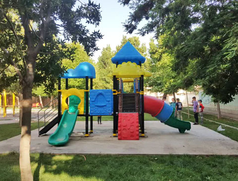 مجموعه بازی نصب شده در شهرداری کوهسار